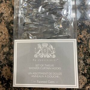 NWT By Appointment Faceted Gems Shower Curtains 🔴